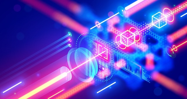 Quantencomputer Laserstrahlen