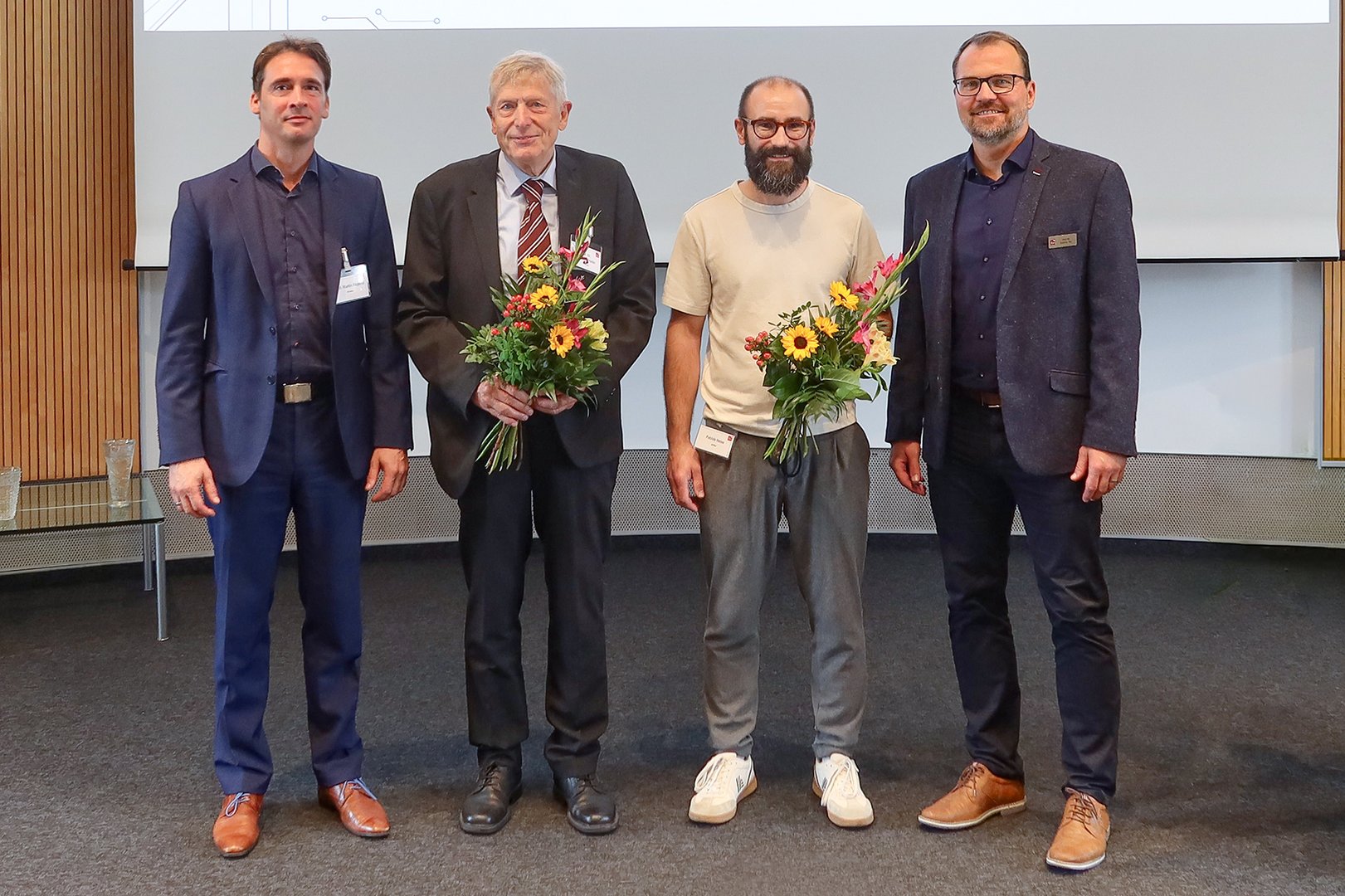 Martin Regehly, Sigurd Schrader, Patrick Heise und Andreas Mai